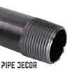 BK Products 3/4 in. MPT x 6 in. L Black Steel Nipple (Pack of 5)