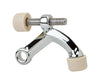 Ives by Schlage Brass Bright Chrome Hinge Pin Door Stop Mounts to door
