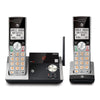 AT&T DECT 6.0 2 Handle Digital Cordless Answering System Silver