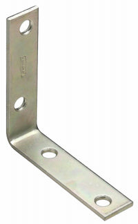 National Hardware 3 in. H X 3/4 in. W X 0.11 in. D Zinc-Plated Steel Outside Corner Brace