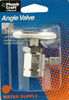 PlumbCraft 1/2 in. FIP in. X 1/4 in. Compression Chrome Plated Angle Valve