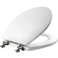 Mayfair by Bemis Edgewater Round White Enameled Wood Toilet Seat - Deal of The Week