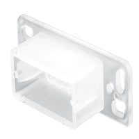 Prime-Line Plastic Center Guide Drawer Track Back Plate 2 pk - Open Box