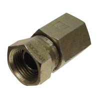 Apache Steel 3/8 in. D X 3/8 in. D Hydraulic Adapter 1 pk
