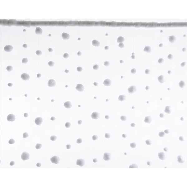 Decoris White Snowflake Indoor Christmas Decor 62 in. (Pack of 4)