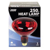 Feit 250 W BR40 Heat Lamp Incandescent Bulb E26 (Medium) Red 1 pk (Pack of 6)