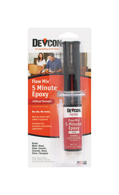 Devcon Home 5 Minute High Strength Epoxy 0.47 oz. (Pack of 6)
