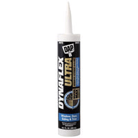 DAP DynaFlex Ultra White Acrylic Urethane All Purpose Sealant 10.1 oz (Pack of 12)