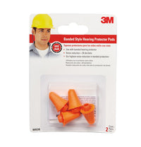 3M 28 dB Polyurethane Foam Band Earplugs Orange 2 pair - Deal of The Week