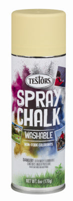 Rust-Oleum Testors Yellow Spray Chalk 6 oz. (Pack of 3)