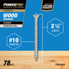 Hillman Power Pro No. 10  x 2-1/2 in. L Star Flat Head Exterior Deck Screws 1 lb.