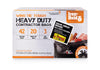 Iron Hold 42 gal. Plastic Black Contractor Bags Twist Ties (Pack of 4)