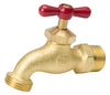 Homewerks 3/4 in. MIP pc X 3/4 in. MHT Brass Hose Bibb