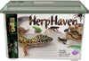 Lees HerpHaven Rectangle Reptile and Amphibian Carrier with Locking Lid Ventilation and Handle Large 14.5 in. x 8.75 in. x 9.75 in - Open Box