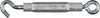 Stanley Hardware N221-846 3/16" x 5-1/2" Zinc Plated Hook To Eye Turnbuckle (Pack of 10)