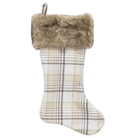 Dyno Plaid Christmas Stocking 20 in. (Pack of 12)
