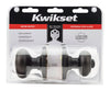 Kwikset  Cove  Venetian Bronze  Entry Knobs  ANSI/BHMA Grade 3  1-3/4 in.