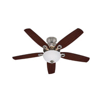 Hunter 53090 52" Brushed Nickel Builder Deluxe Ceiling Fan