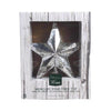 Celebrations Incandescent Assorted Mercury Star Tree Topper 10 in.