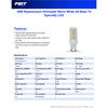 Feit T4 Bi-Pin LED Bulb Warm White 40 Watt Equivalence 1 pk