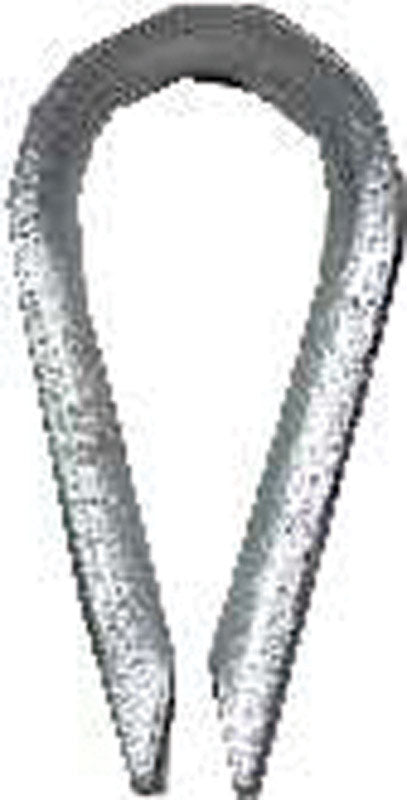 Campbell Chain Galvanized Zinc Wire Rope Thimble 3/8 in. L (Pack of 10)