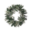 Celebrations LED Prelit Multicolored/Warm White Mixed Pine Wreath 24 in.