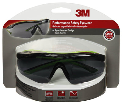 3M Anti-Fog Safety Glasses Gray Lens Black Frame 1 pc