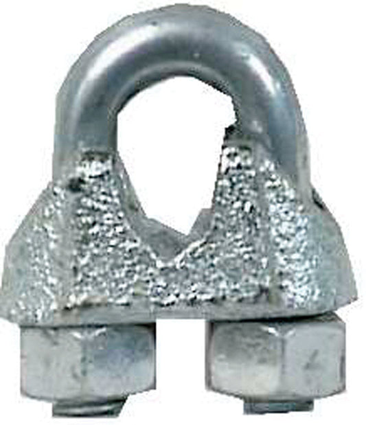 Campbell Chain Galvanized Malleable Iron Wire Rope Clip 1-1/2 in. L (Pack of 10)