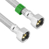 Lasco 1/2 in. FIP X 1/2 in. D FIP 20 in. Braided Stainless Steel Faucet Supply Line
