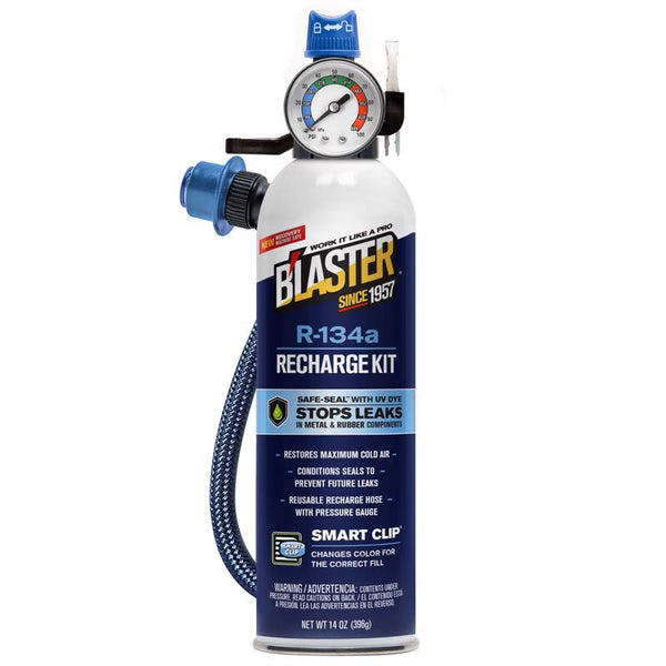 Blaster Safe Seal R134a Refrigerant Recharge Kit 14 oz (Pack of 6)