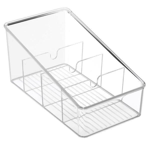 Organizador de sobres de plástico iDesign de 5 in. de alto X 6 in. de ancho X 11 in. de profundidad