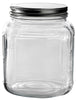 Anchor Hocking 85787AHG17 2 Quart Clear Glass Cracker Jar (Pack of 4)