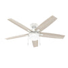 Hunter Anisten 52 in. White LED Indoor Ceiling Fan
