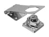 National Hardware Chrome-Plated Die-cast Zinc/Steel 4-1/2 in. L Keyed Hasp Lock 1 pk - Open Box