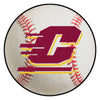Central Michigan University Baseball Rug - 27in. Diameter
