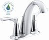 Kohler Polished Chrome Centerset Bathroom Sink Faucet 4 in.
