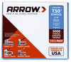 Arrow T50 3/8 in. W X 1/4 in. L 18 Ga. Flat Crown Heavy Duty Staples 5000 pk
