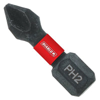 Diablo Phillips #2 X 1 in. L Driver Bit 25 pk