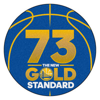 NBA - Golden State Warriors - 73 Basketball Rug - 27in. Diameter