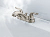 OakBrook Brushed Nickel Pop-up Bathroom Sink Faucet 4 in.
