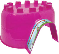 Kaytee Igloo Hideout Giant 12.75 in. W x 15.75 in. L x 8.5 in. H – Durable Plastic Small Animal Shelter for Rabbits & Guinea Pigs