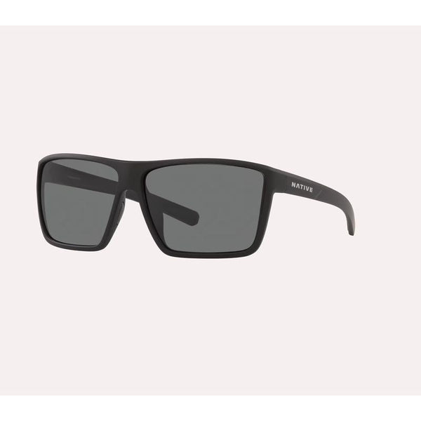 Gafas de sol unisex Native Wells XL con montura de cristal ahumado mate y lentes azules