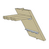 Simpson Strong-Tie 1.5 in. W X 10.3 in. L Galvanized Steel StairPack Angle (Pack of 20)