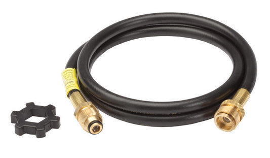 Mr. Heater 1 in. D X 10 ft. L Brass/Plastic Hose Assembly