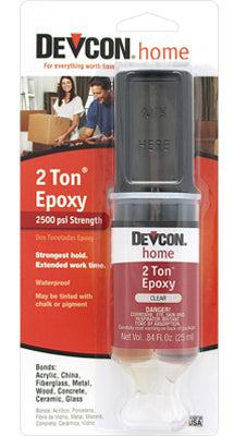 Devcon Home 2 Ton High Strength Epoxy 0.84 oz. (Pack of 6)