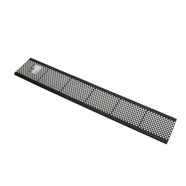 Protector de canaletas de plástico negro Amerimax de 6 pulgadas de ancho x 36 pulgadas de largo (paquete de 50)