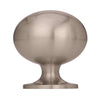 Amerock Allison Oval Cabinet Knob 1-3/8 in. Dia. 1-3/8 in. Satin Nickel 1 pk (Pack of 25)