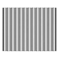 Vivsun Rugs 96 in. W X 120 in. L Gray Stripe Polyester Accent Rug