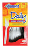 Diamond White Plastic Forks 48 pk (Pack of 12)