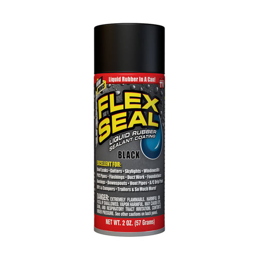 FLEX SEAL Family of Products FLEX SEAL MINI Black Rubber Spray Sealant 2 oz (Pack of 12)